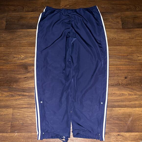 Adidas Navy 3-Stripe Track Pants (L) - Picture 7 of 8